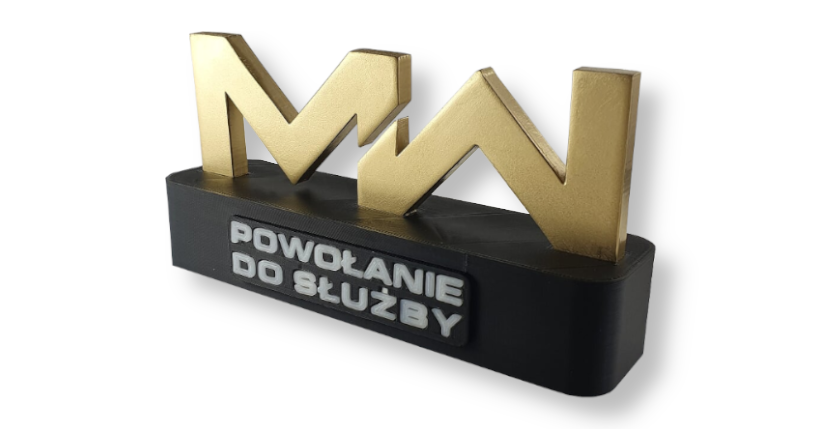 Statuetka okolicznościowa wydrukowana w technologii 3D